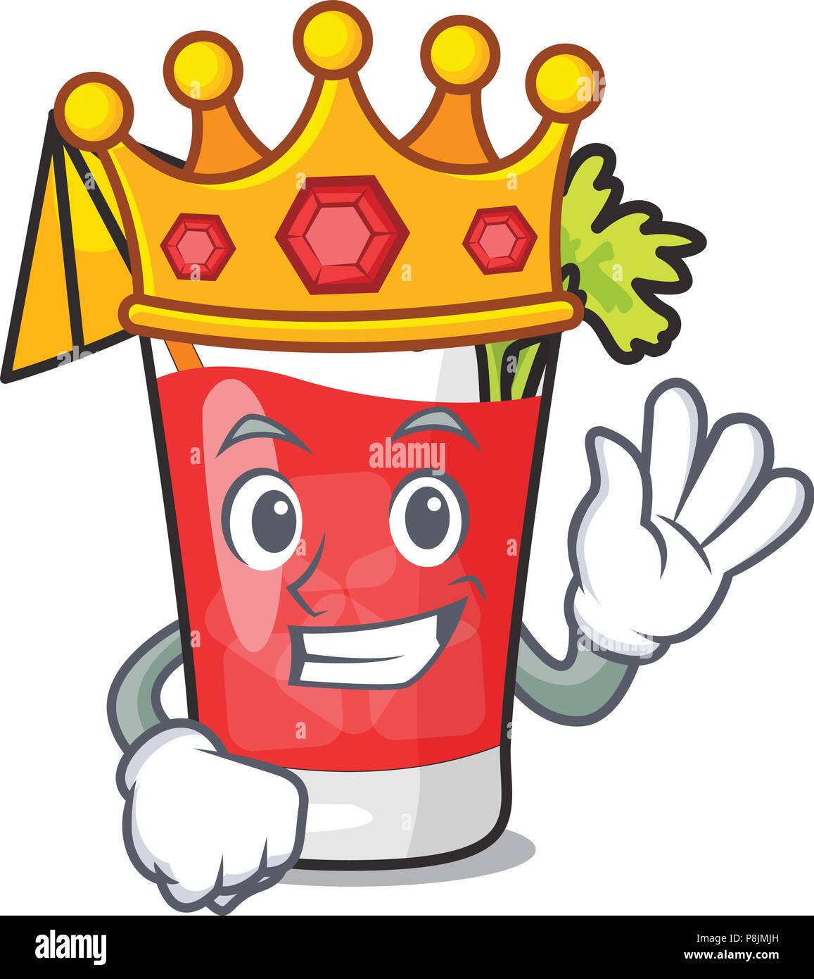 King bloody mary mascot cartoon Stock Vector Image & Art Alamy