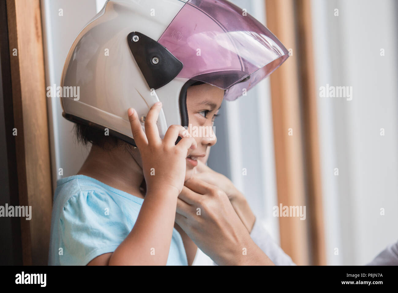 little girls helmet