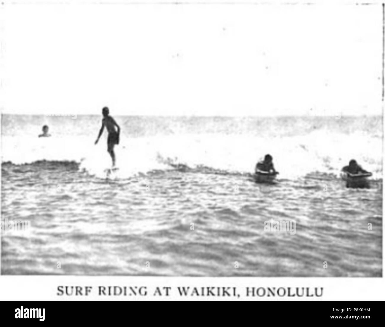 Vintage waikiki beach hi-res stock photography and images - Alamy