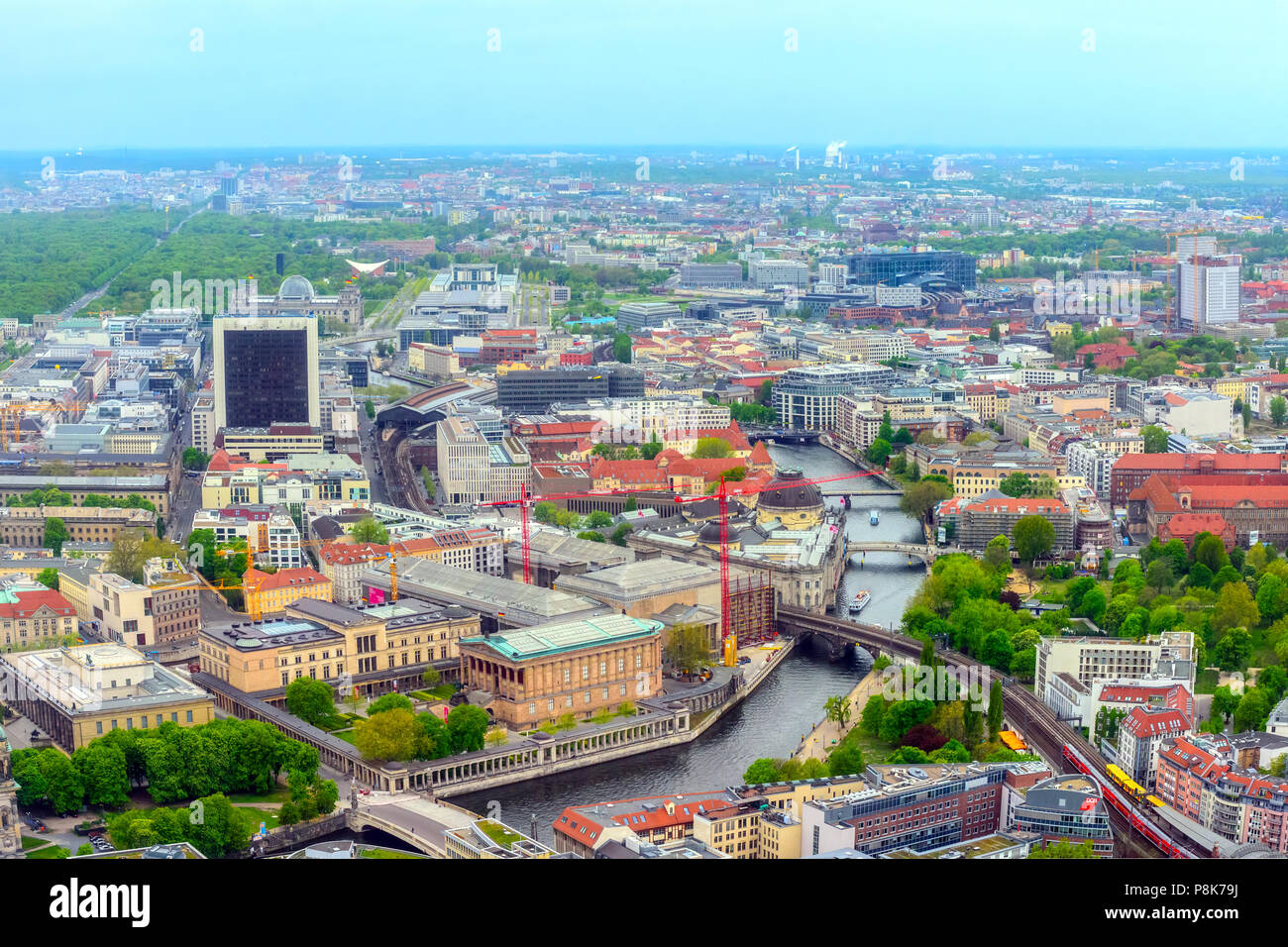 Panoramic view with television tower hi-res stock photography and ...