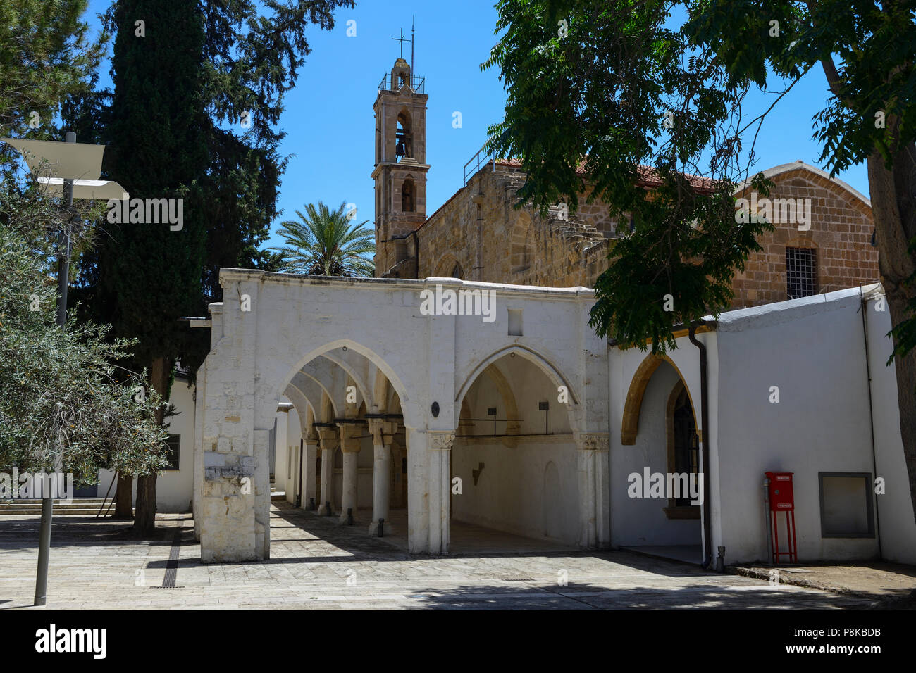 The restored Armenian Church and Monastery in North Nicosia (Lefkosa