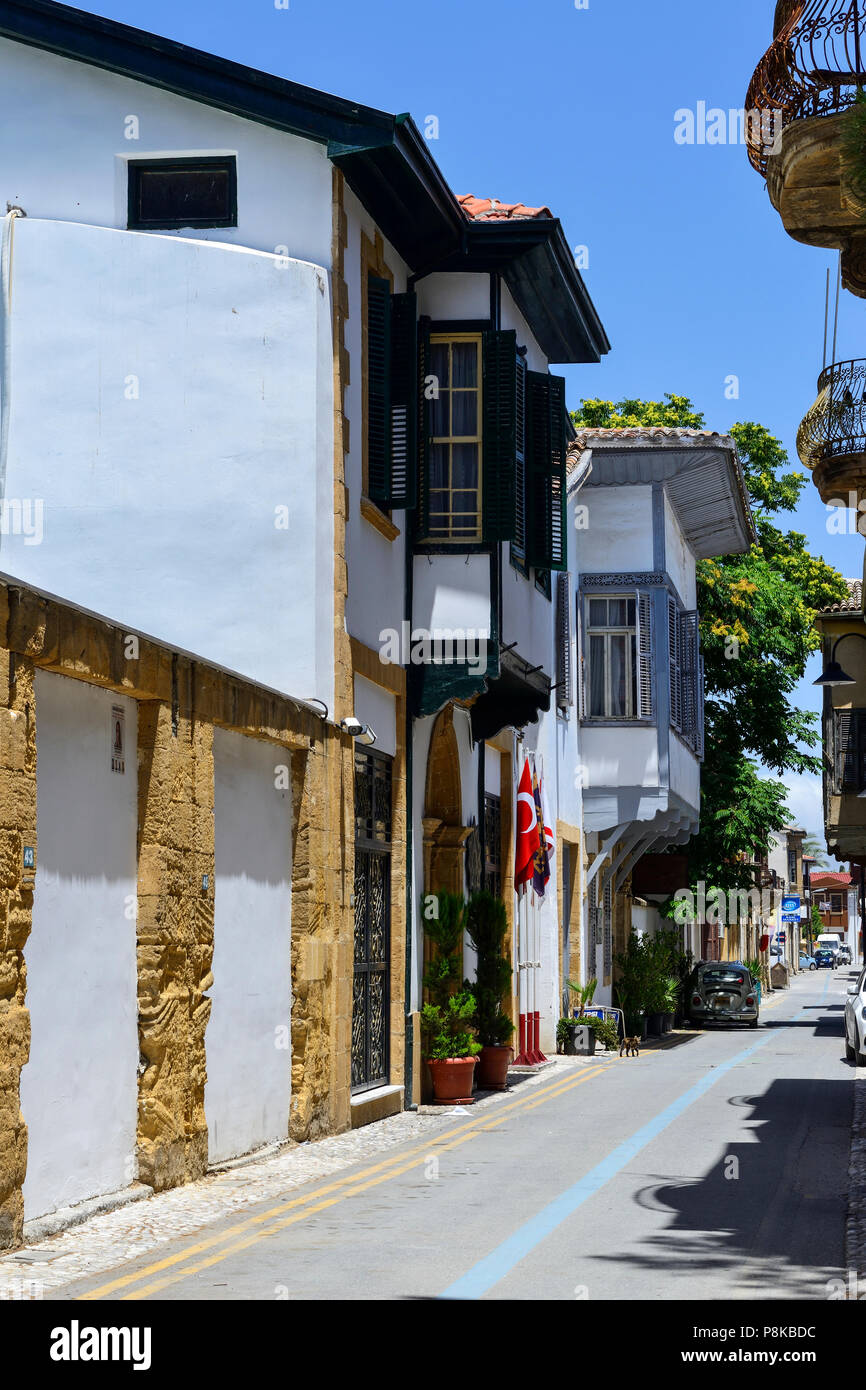 Renovated traditional houses in the Arabahmet District of North Nicosia