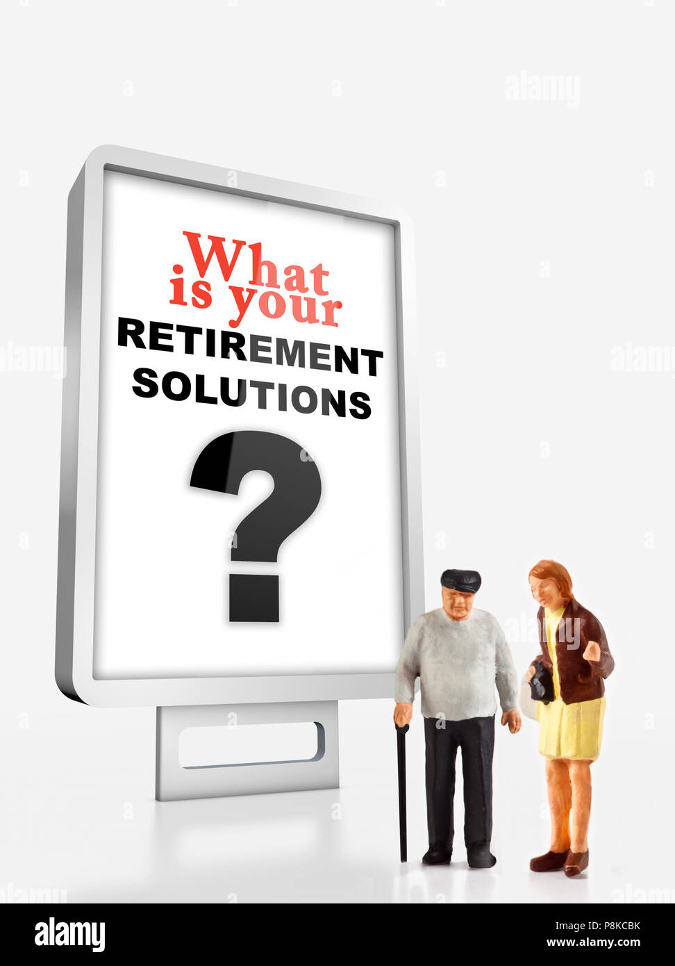 Retirement Solution Background Retirement income solutions hi-res stock photography and images - Alamy