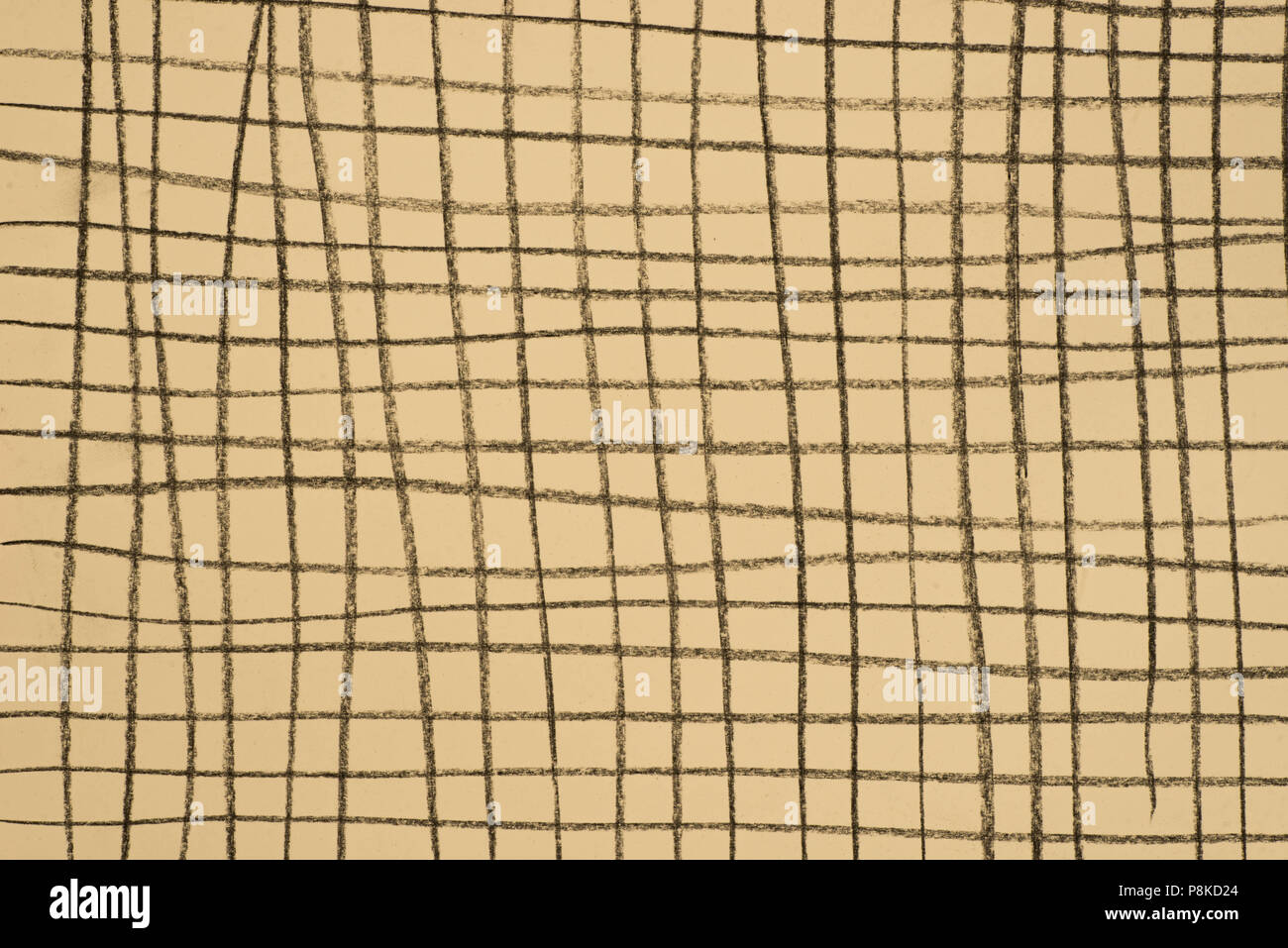 charcoal pattern drawing on yellow paper background texture macro Stock ...