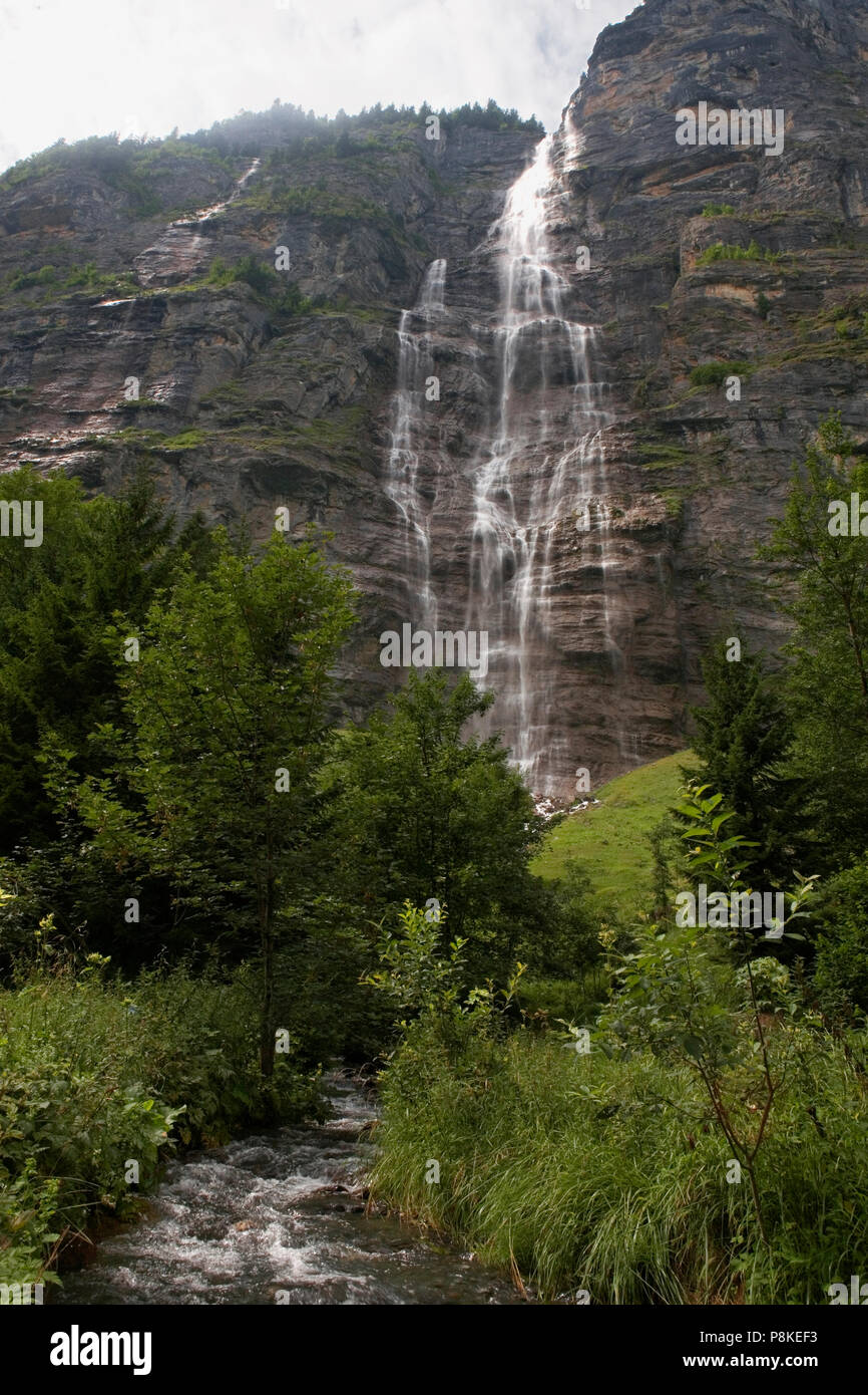 Mürrenbach Falls (also Mürrenbachfall or Mürrelbachfälle) near ...