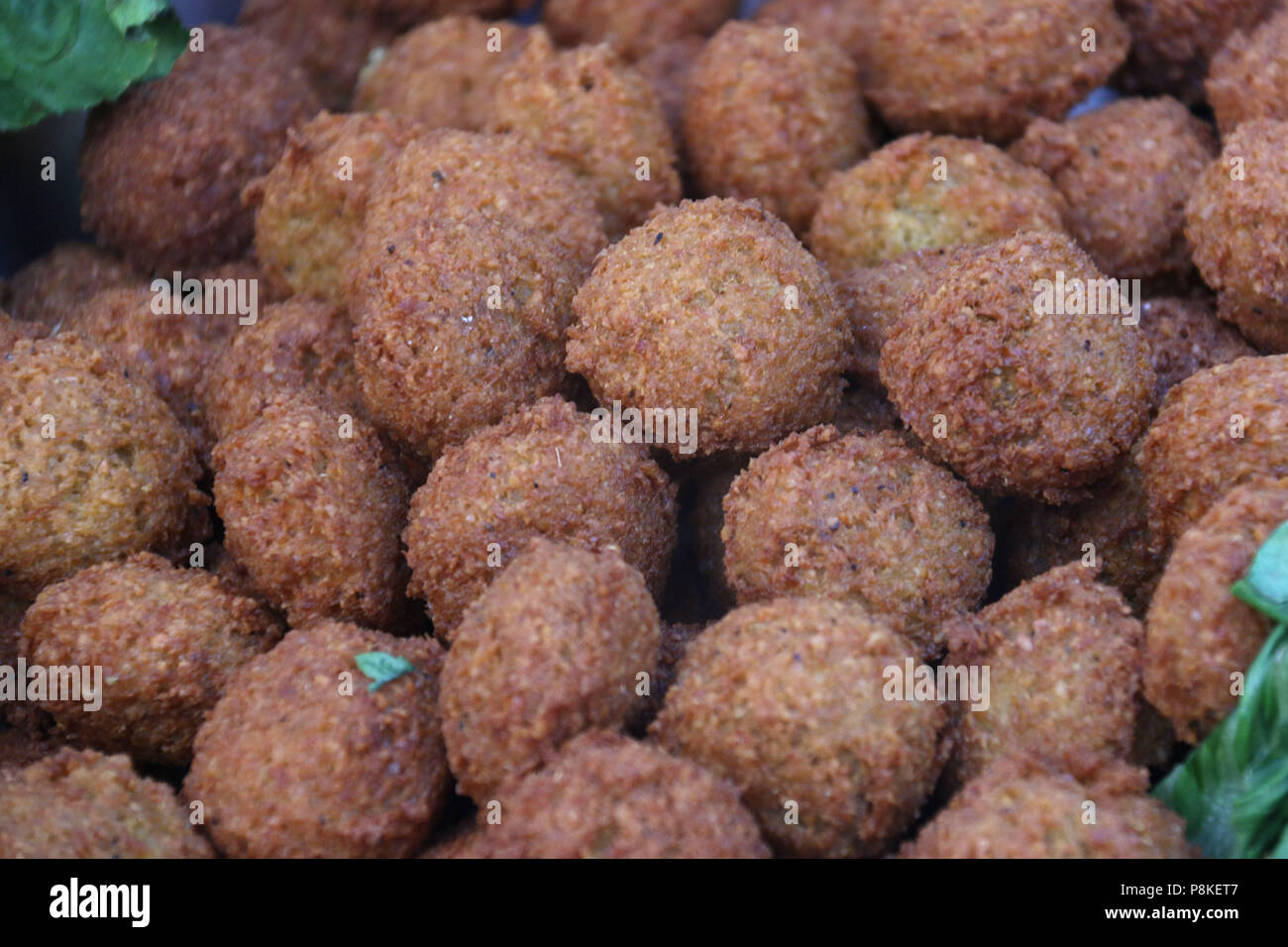 Deep fried falafel balls Stock Photo Alamy