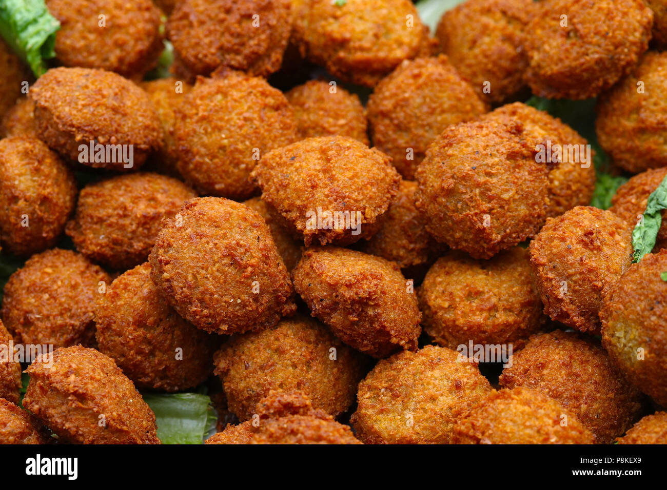 Deep fried falafel balls Stock Photo Alamy