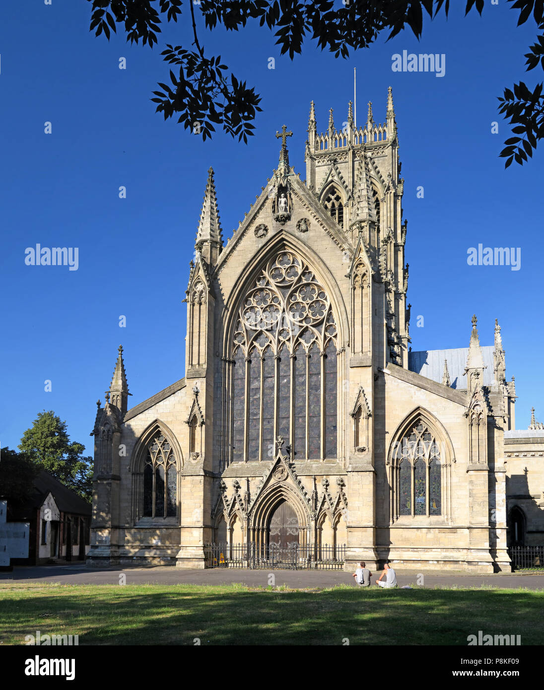 Doncaster Minster Church - St Georges, 9 Church St, Doncaster, South Yorkshire, England, UK,  DN1 1RD Stock Photo