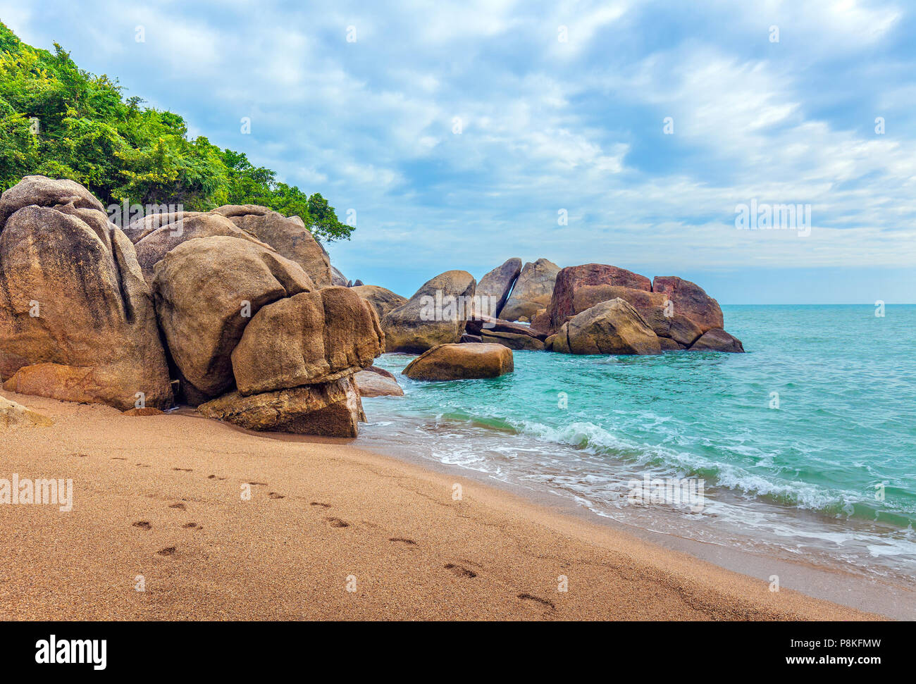 Coral Cove beach on Koh Samui in Thailand. Stock Photo