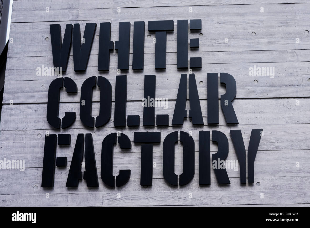 White Collar Factory, Old Street Roundabout, London, England, U.K. Stock Photo