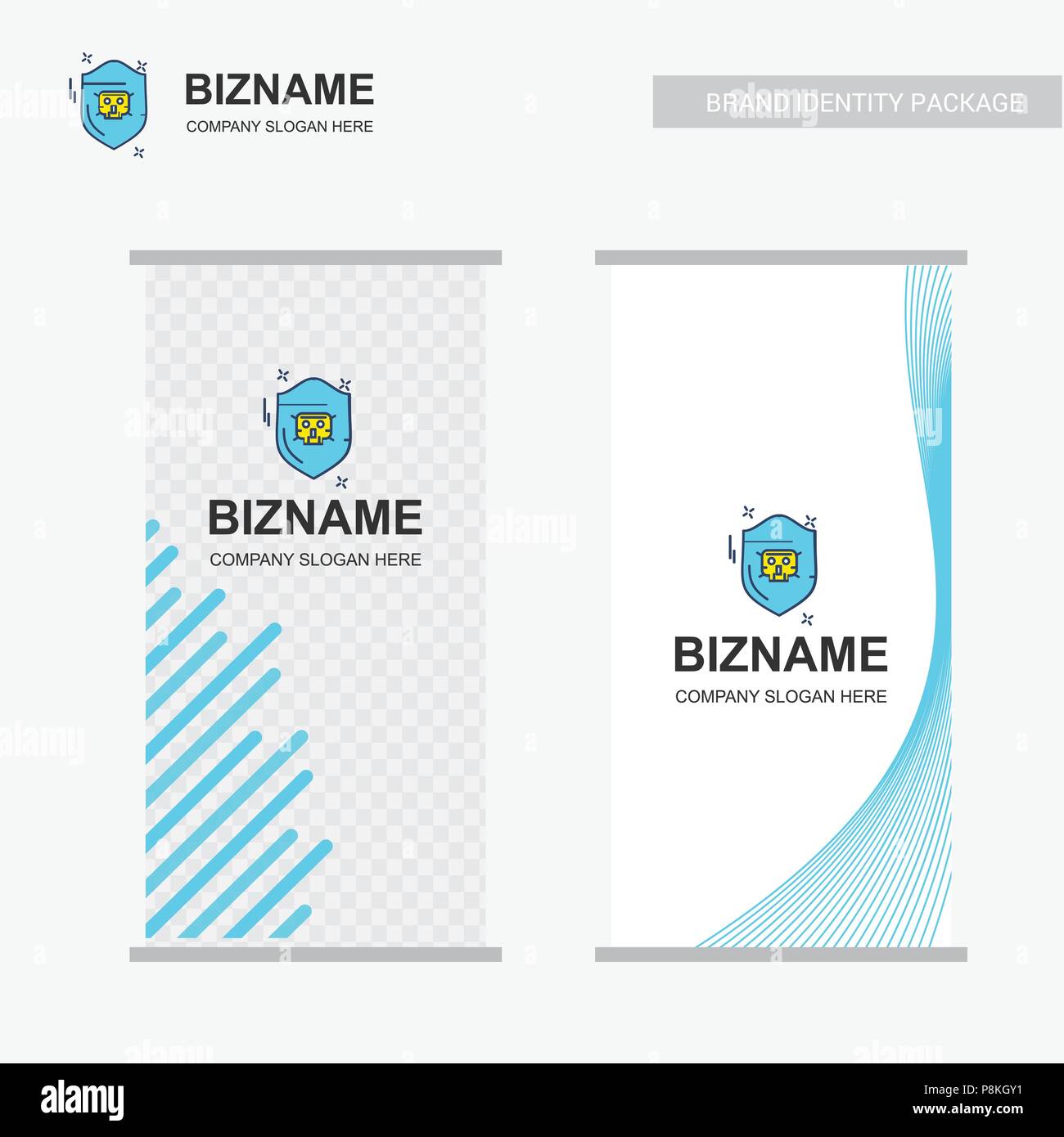 Company Ads banner design with company logo vector. For web design and