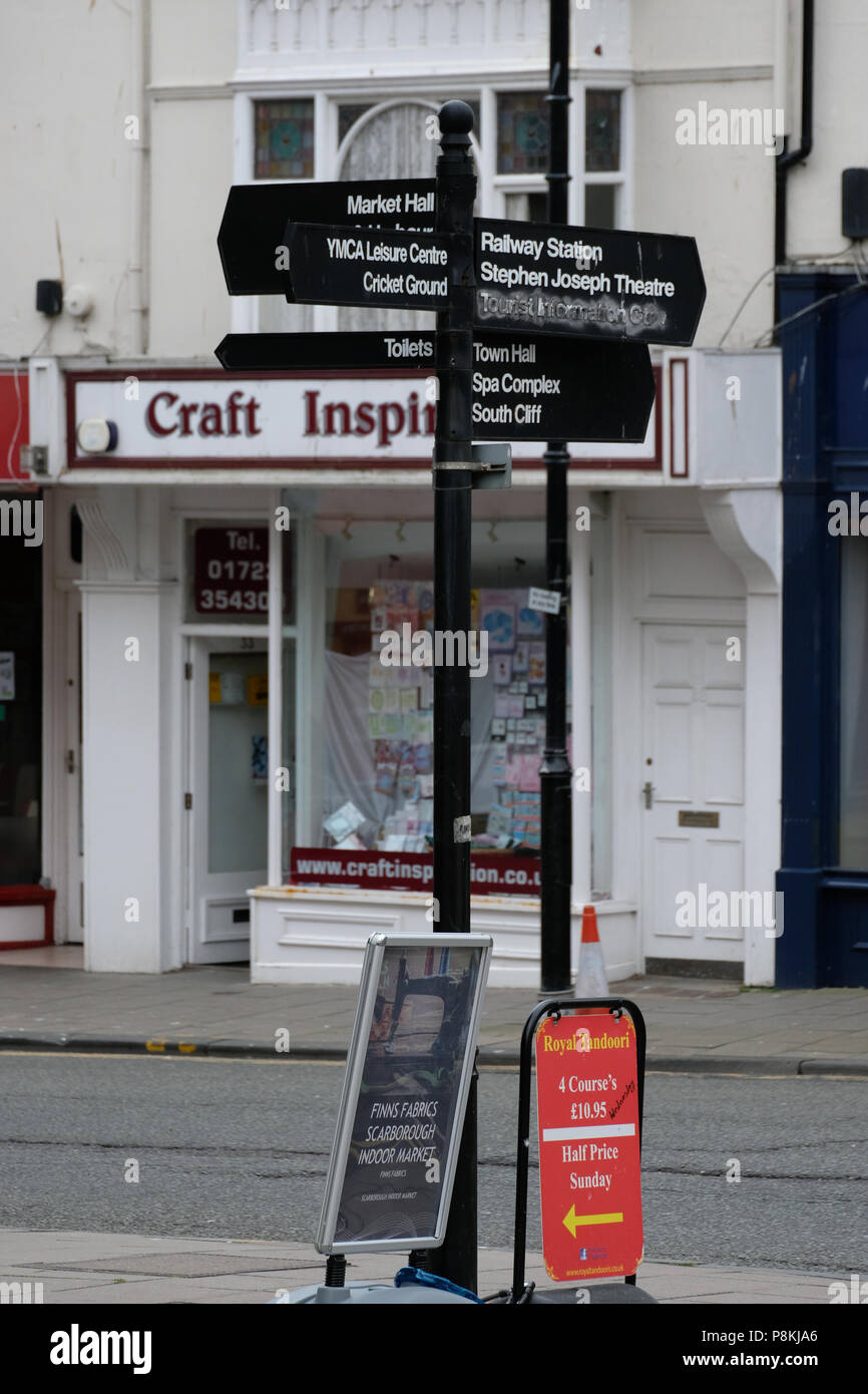 Scarborough town centre uk hires stock photography and images Alamy