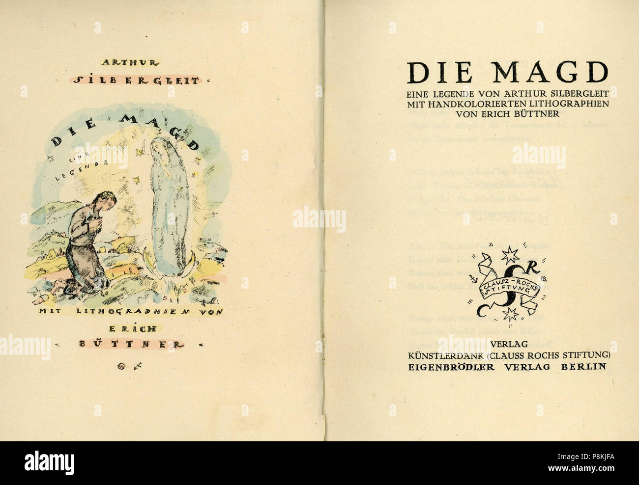 40 Arthur Silbergleit Die Magd. Mit Lithographien von Erich Büttner