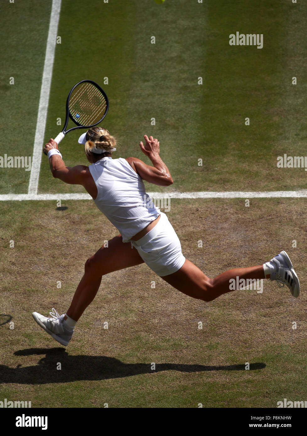 London, England July 12, 2018. Wimbledon Tennis Germany's Angie