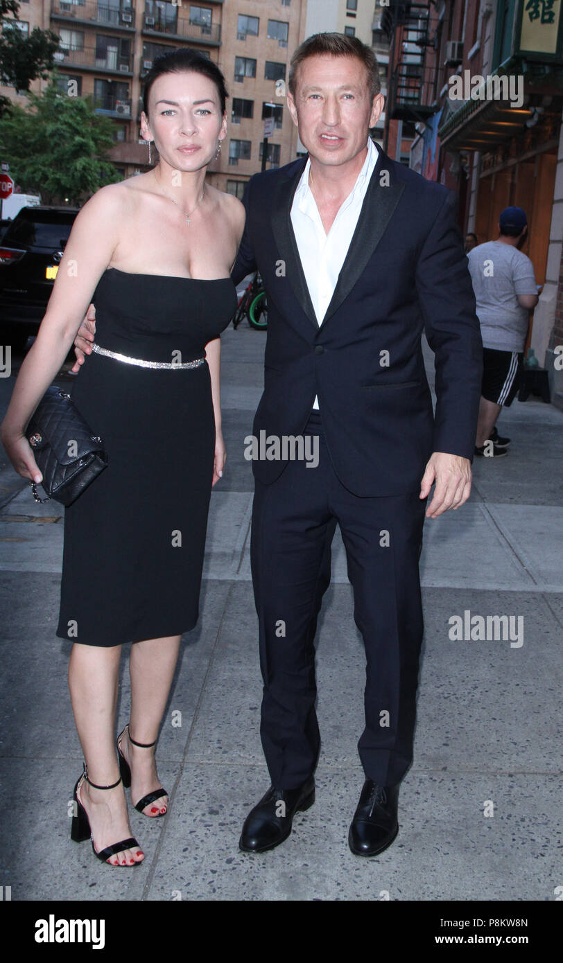 NEW YORK, NY July 11, 2018Katya Lychnikoff, Pasha D. Lychnikoff attend Saban Films presents Siberia screening at the Metrograph in New York. July 11, 2018 Credit:RW/MediaPunch Stock Photo