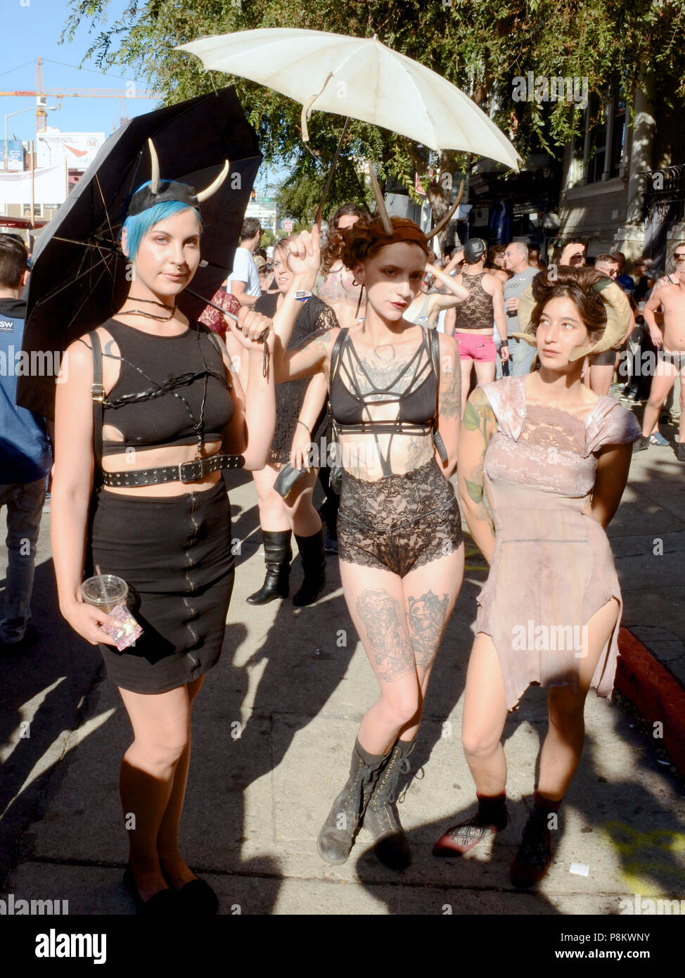 San Francisco, California, USA. 25th Sep, 2016. Atmosphere at The 33rd Annual Folsom Street Fair in SOMA area of San Francisco on Sunday, September 25, 2016. Credit: Billy Bennight/ZUMA Wire/Alamy Live News Stock Photo