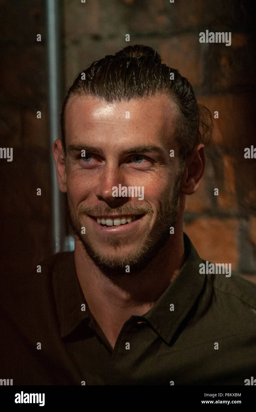 Cardiff, Wales. 12th July 2018. Gareth Bale hosts a Q&A Session at ...
