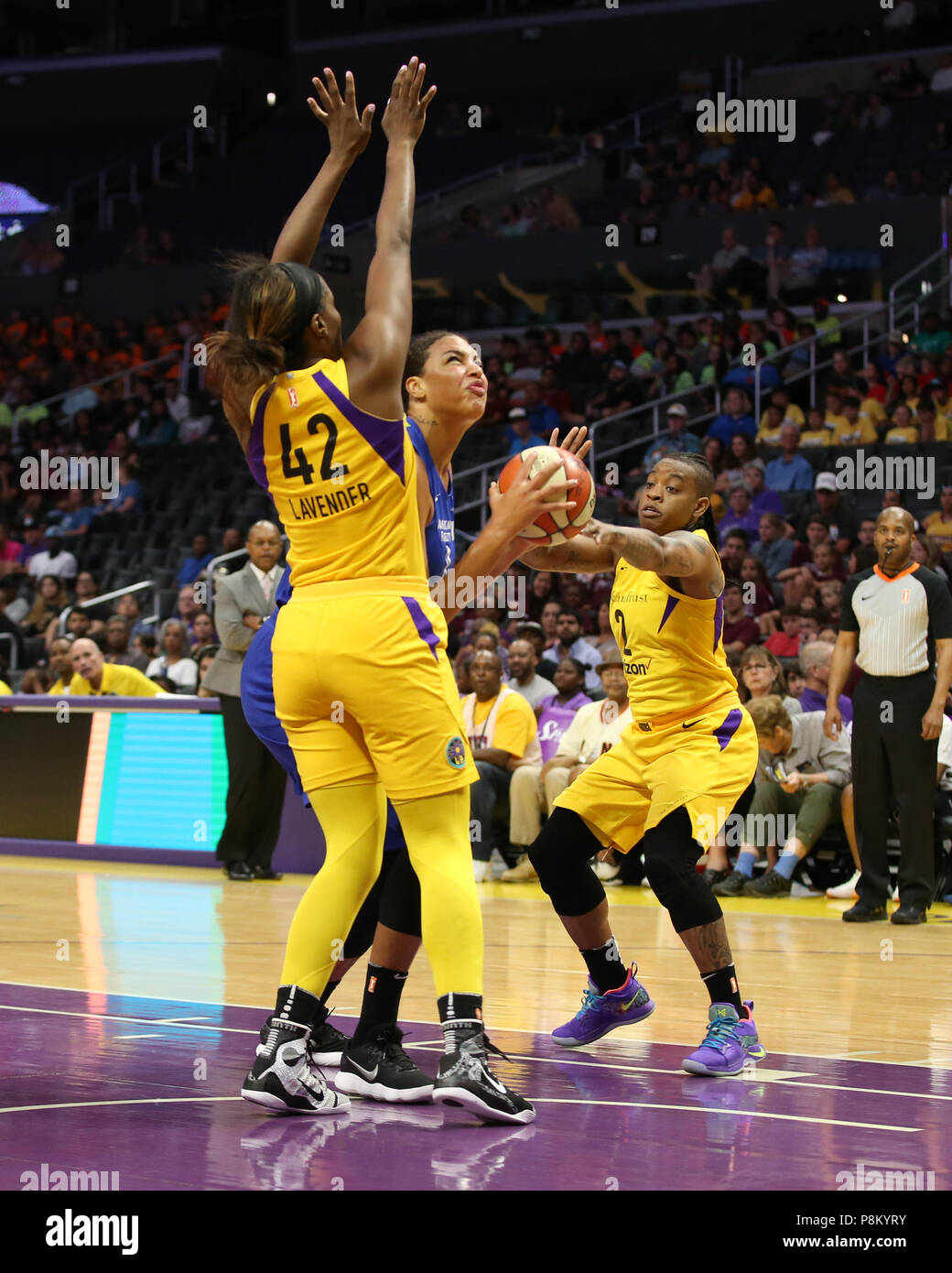 Dallas Wings center Elizabeth Cambage 8 during the Dallas Wings vs Los