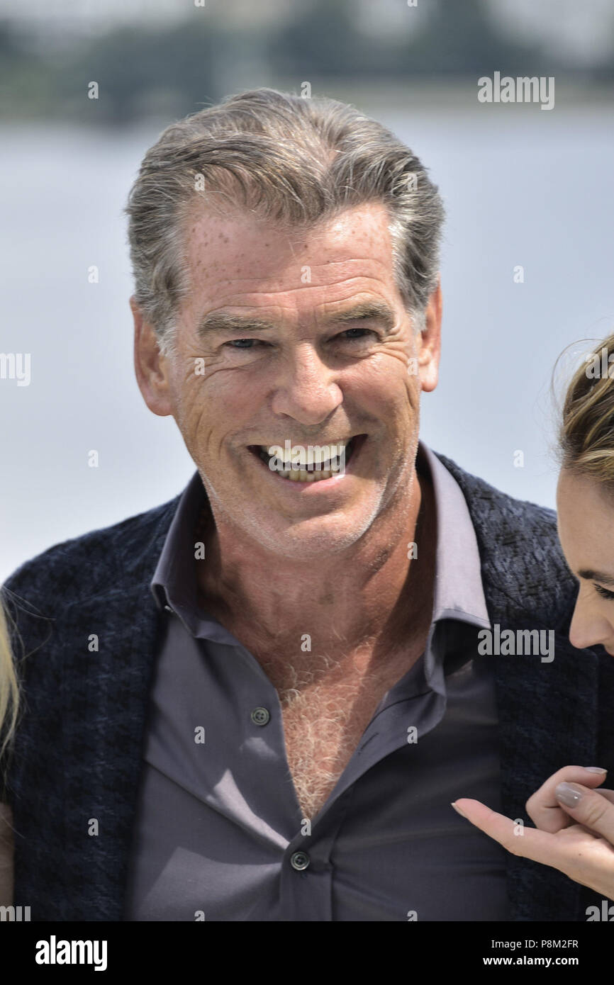 Hamburg, Deutschland. 12th July, 2018. Pierce Brendan Brosnan, OBE