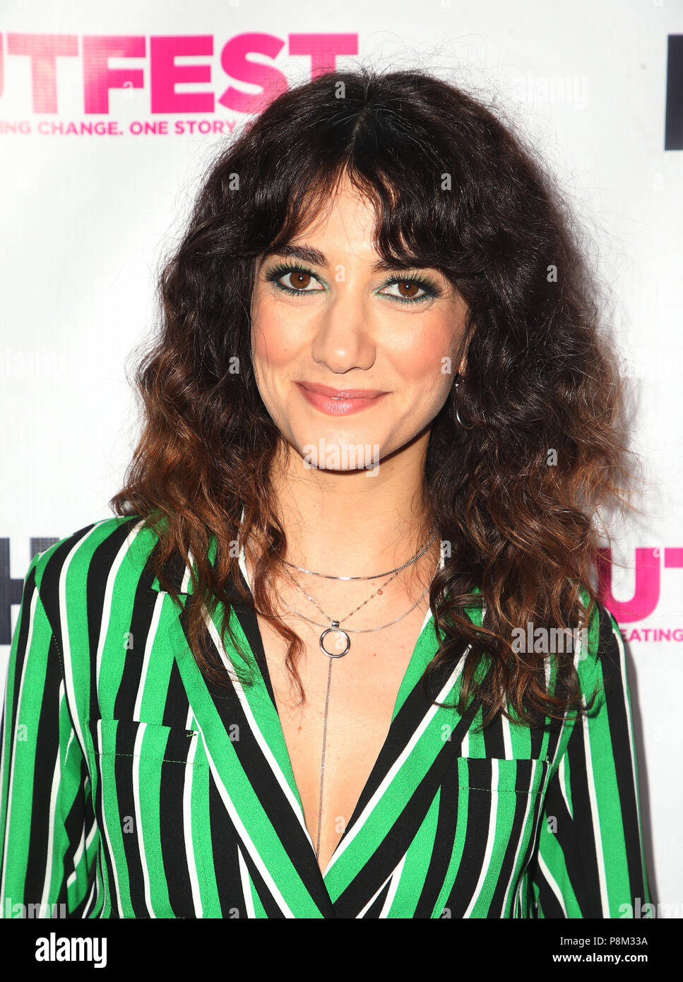 LOS ANGELES, CA - JULY 12: Sheila Vand, at the 2018 Outfest Los Angeles