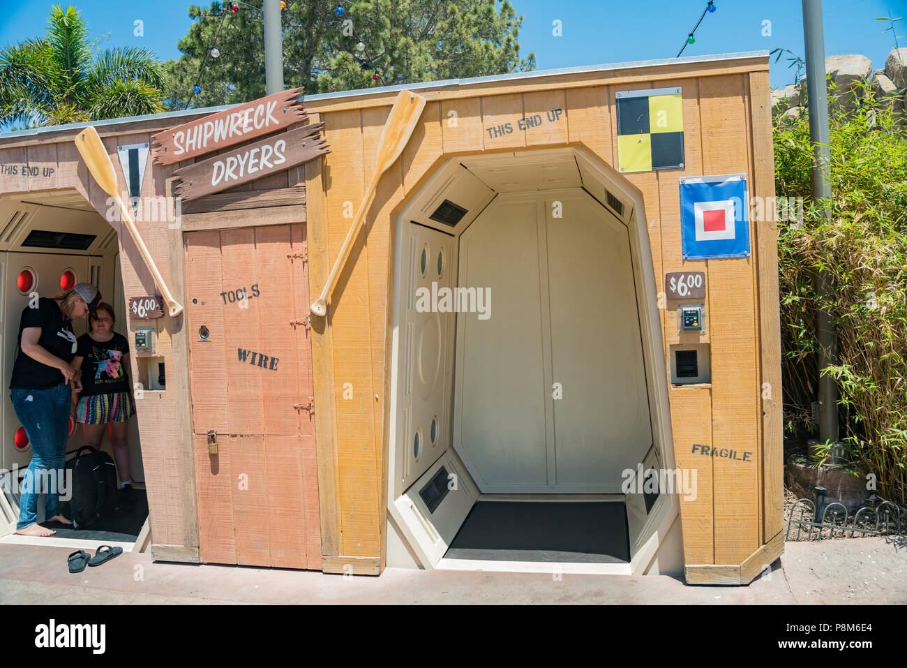 San Diego, JUN 27 Big dryer in the famous SeaWorld on JUN 27, 2018 at