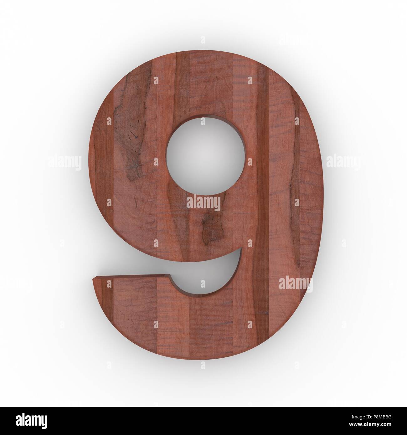 Wooden Number 9 With Holes Wooden Number Number 9 Wooden Number