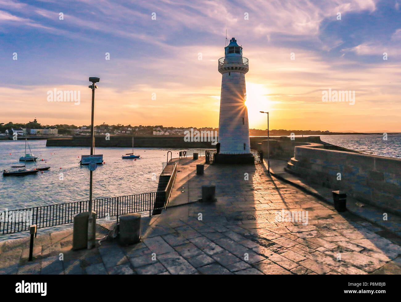 Summer evening @ Donaghadee and Holywood Co. Down Northern Ireland. Stock Photo