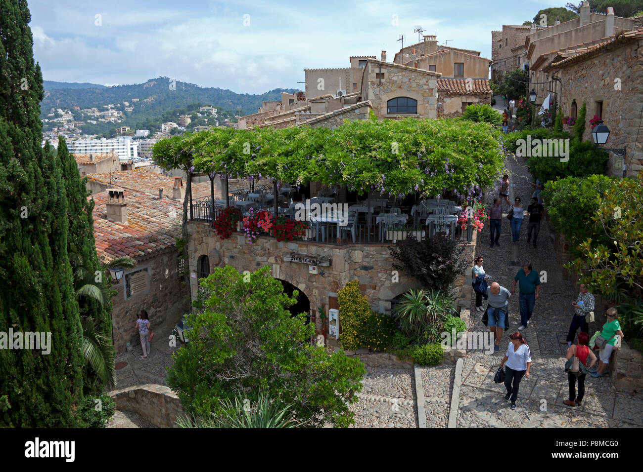 Tossa de Mar, Catalonia, Costa Brava, Spain, Europe Stock Photo