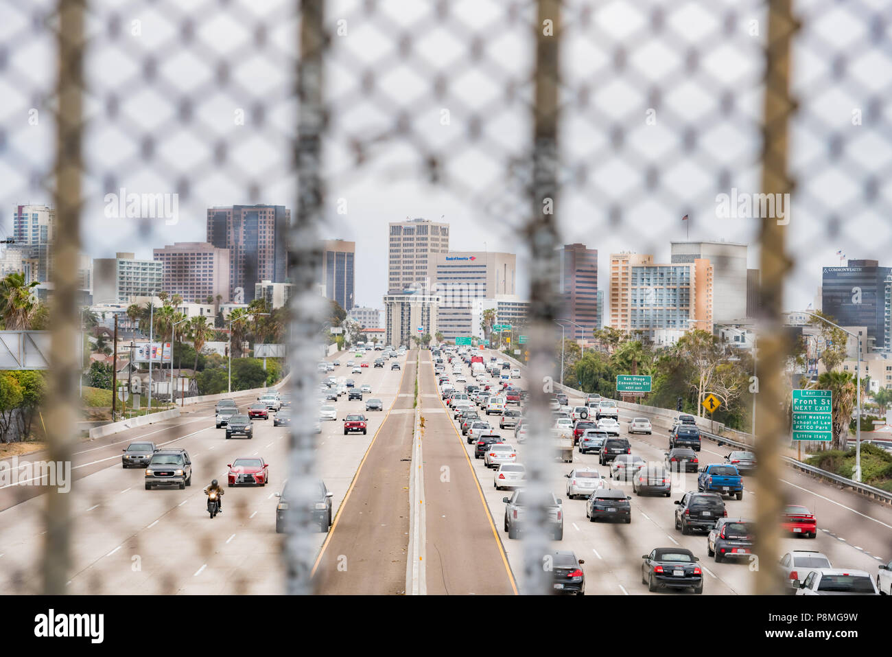 San diego freeway aerial view hi-res stock photography and images - Alamy