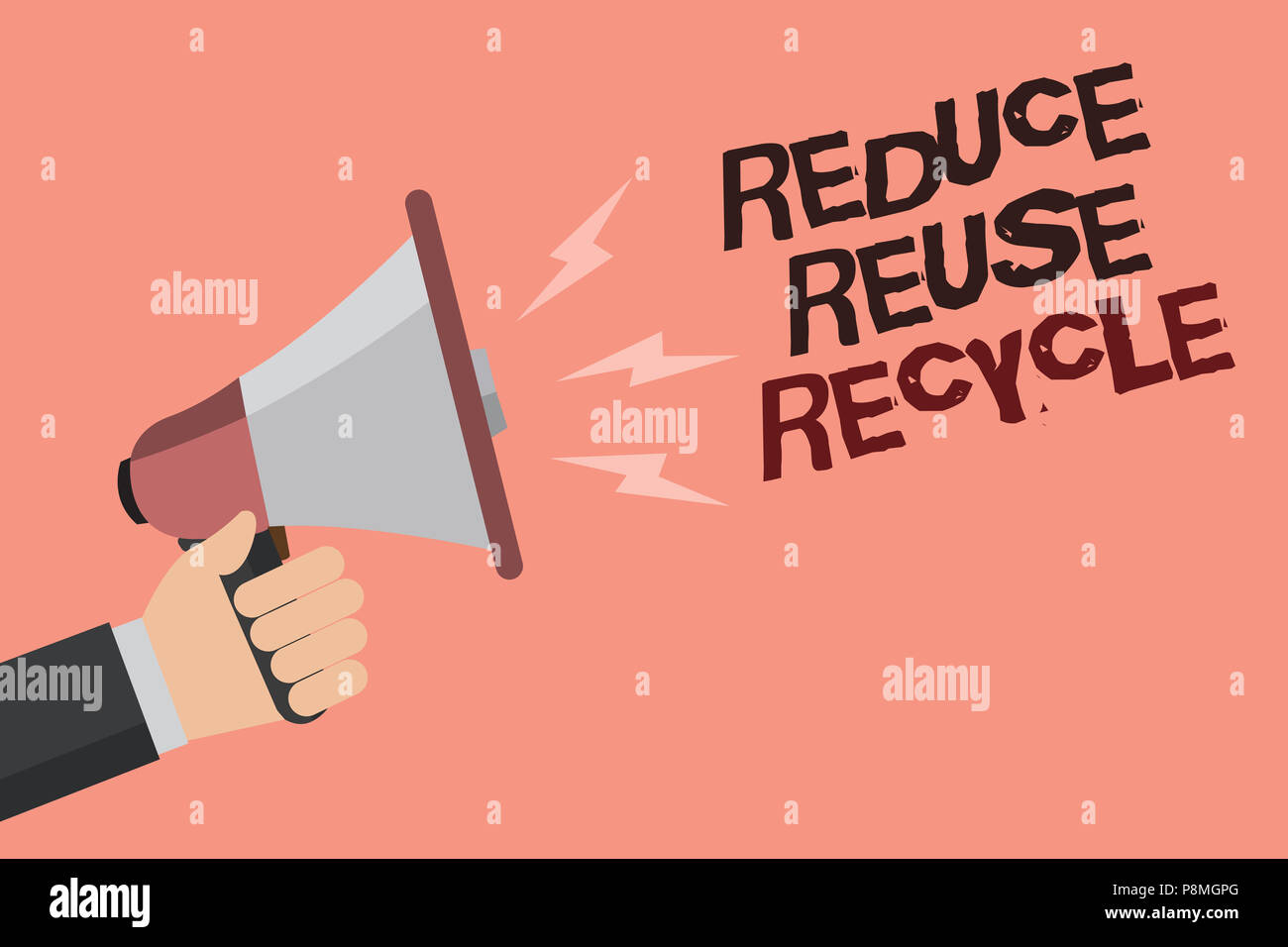 Word writing text Reduce Reuse Recycle. Business concept for ways can ...