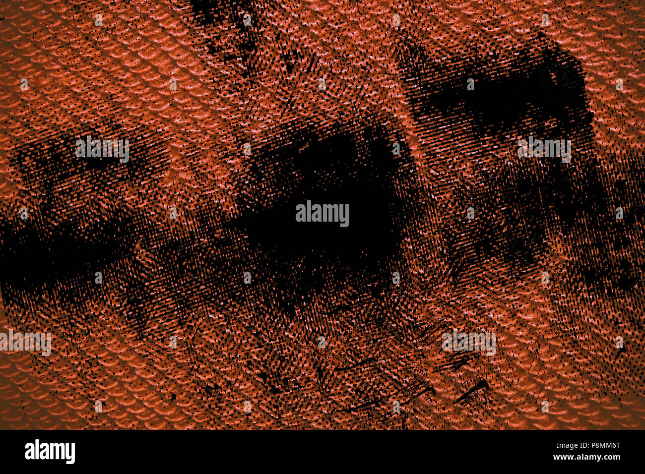 Grunge dirty Fabric rusty colored texture or background Stock Photo