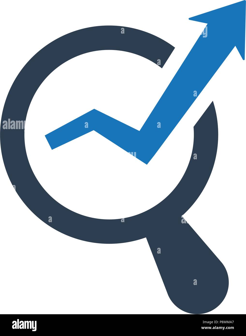 Meticulously Designed "Marketing Research Icon" Stock Vector