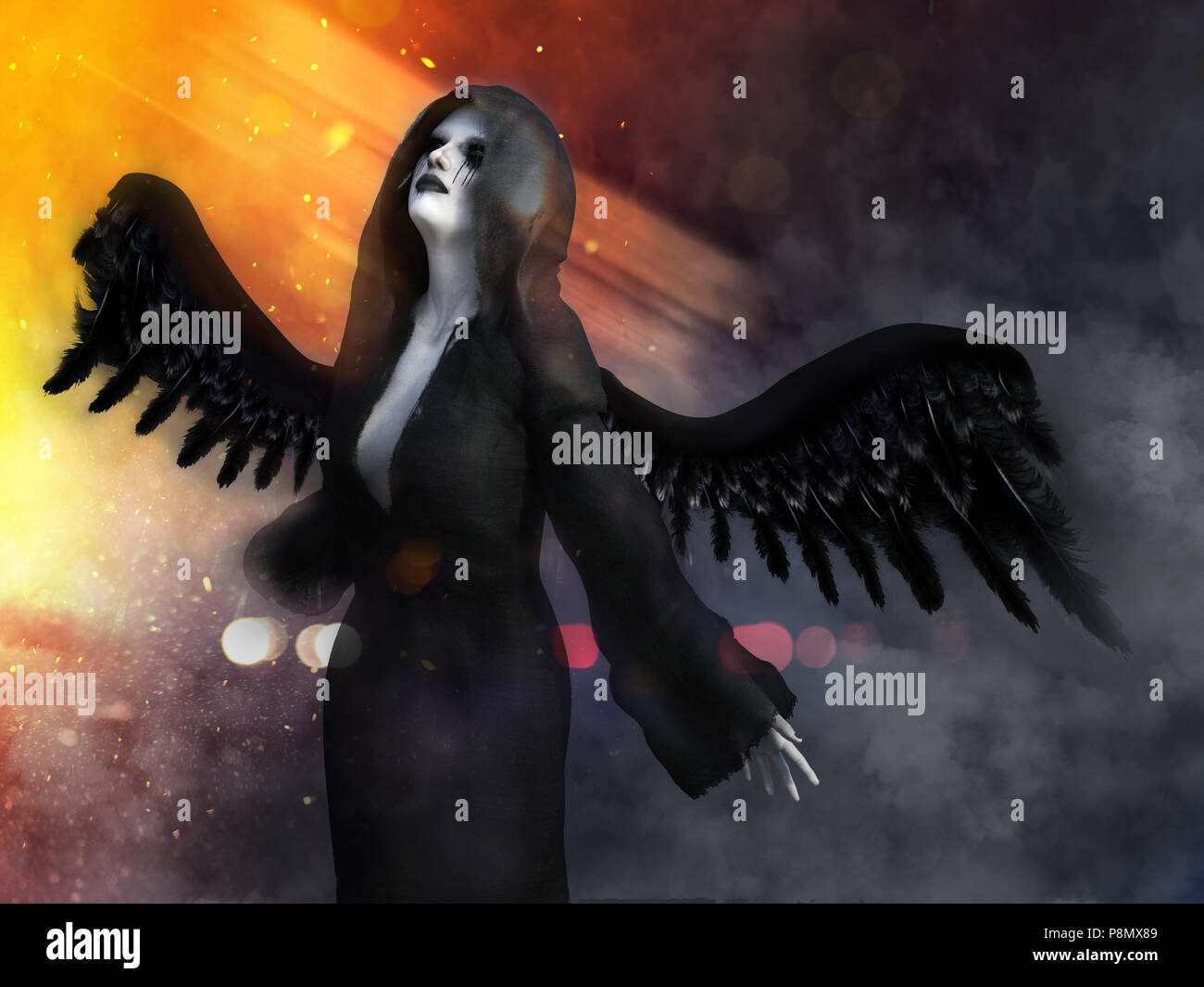 Angel Wings Fire Stock Photos & Angel Wings Fire Stock Images - Alamy
