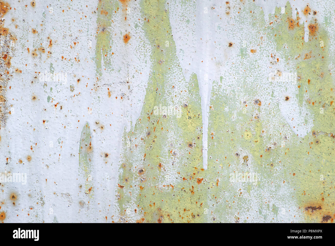 White painted dirty steel hi-res stock photography and images - Alamy