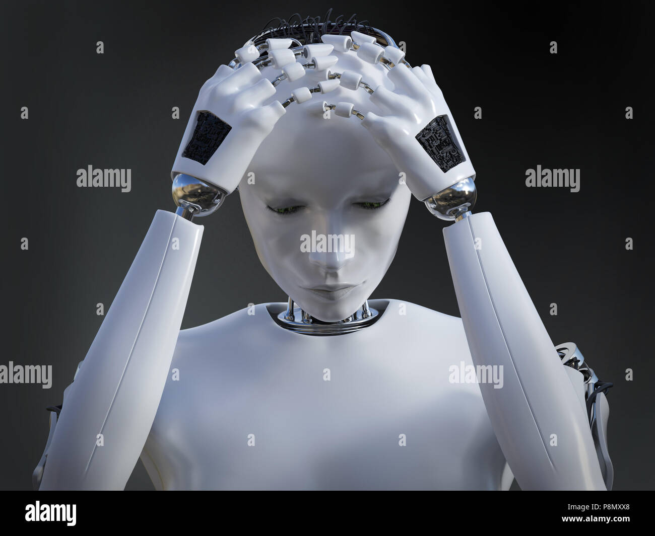Image result for robot sad face