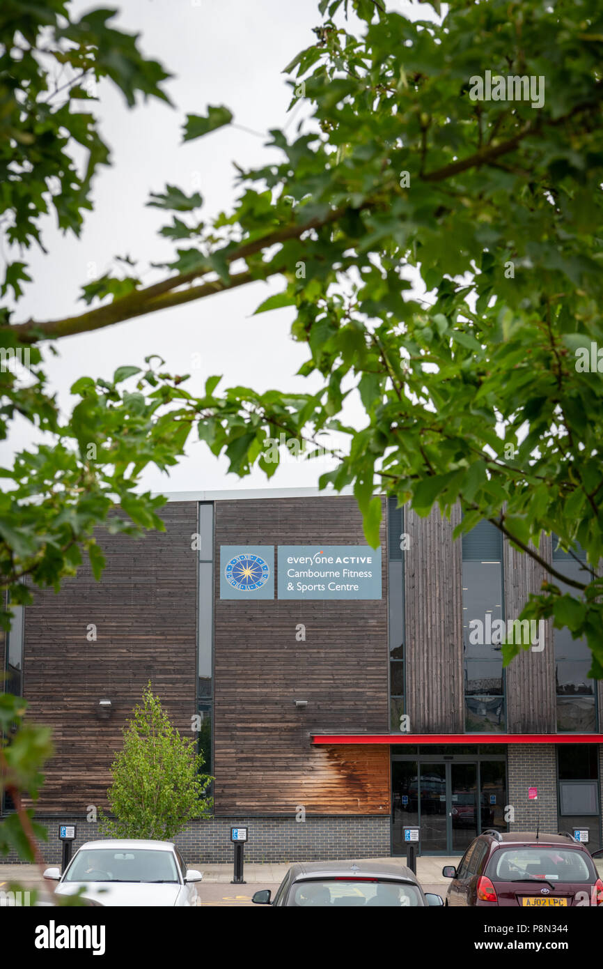 Everyone Active sports and fitness centre Cambourne, South Cambridgeshire, UK Stock Photo