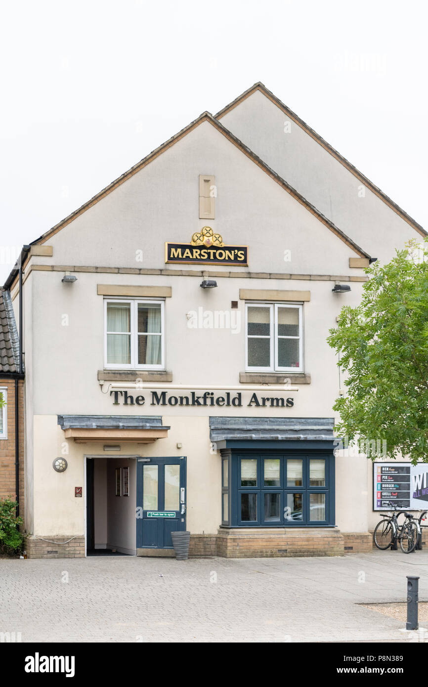 The Monkfield Arms Pub in Cambourne South Cambridgeshire, UK Stock