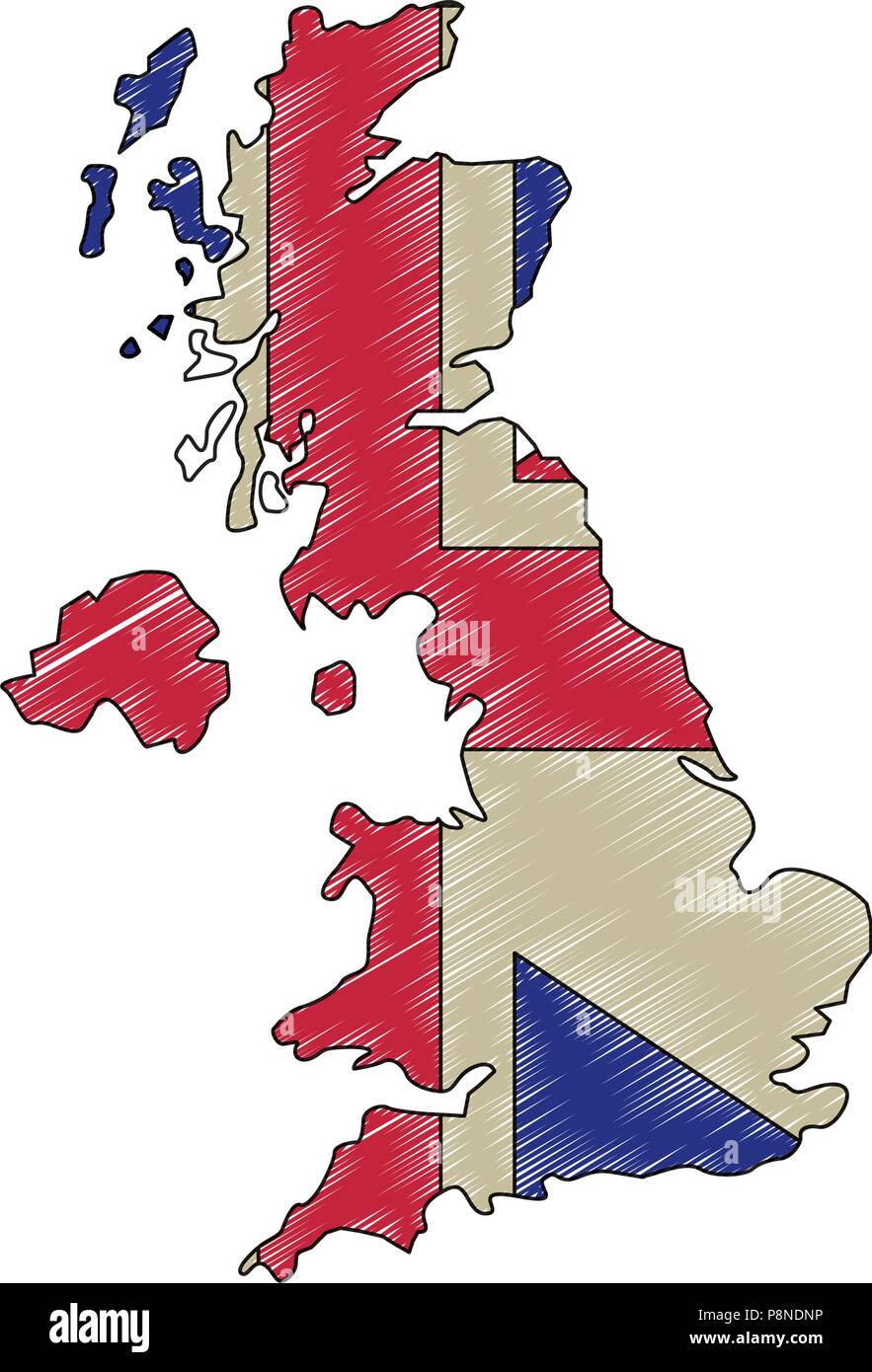 map great britain isolated icon vector illustration design Stock Vector ...