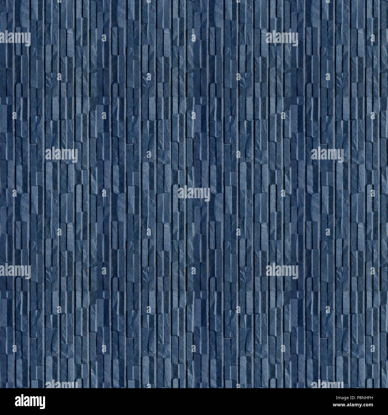 Seamless pattern with blue stone wall panels of the original squared ...