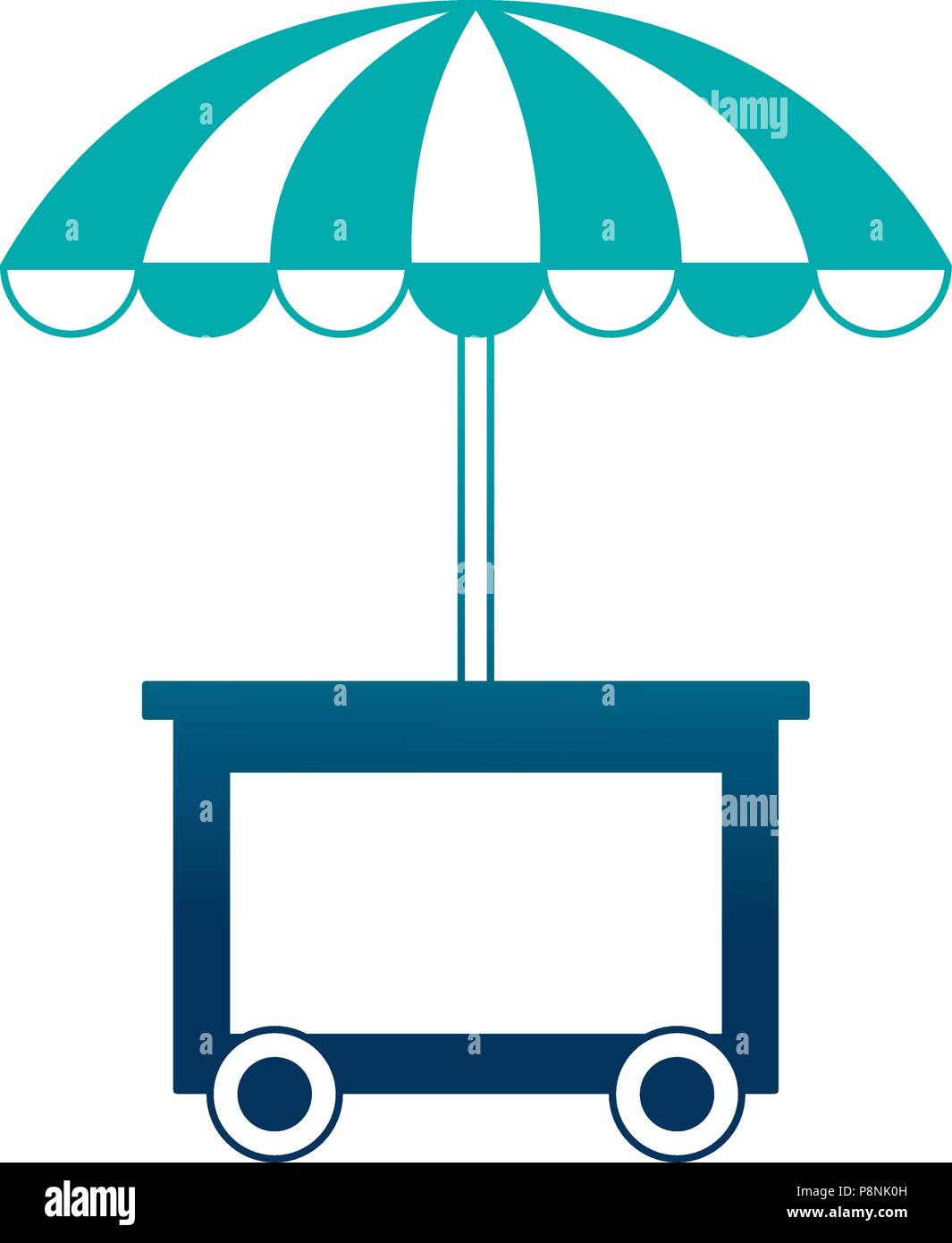 shop fast food cart isolated icon vector illustration design Stock ...