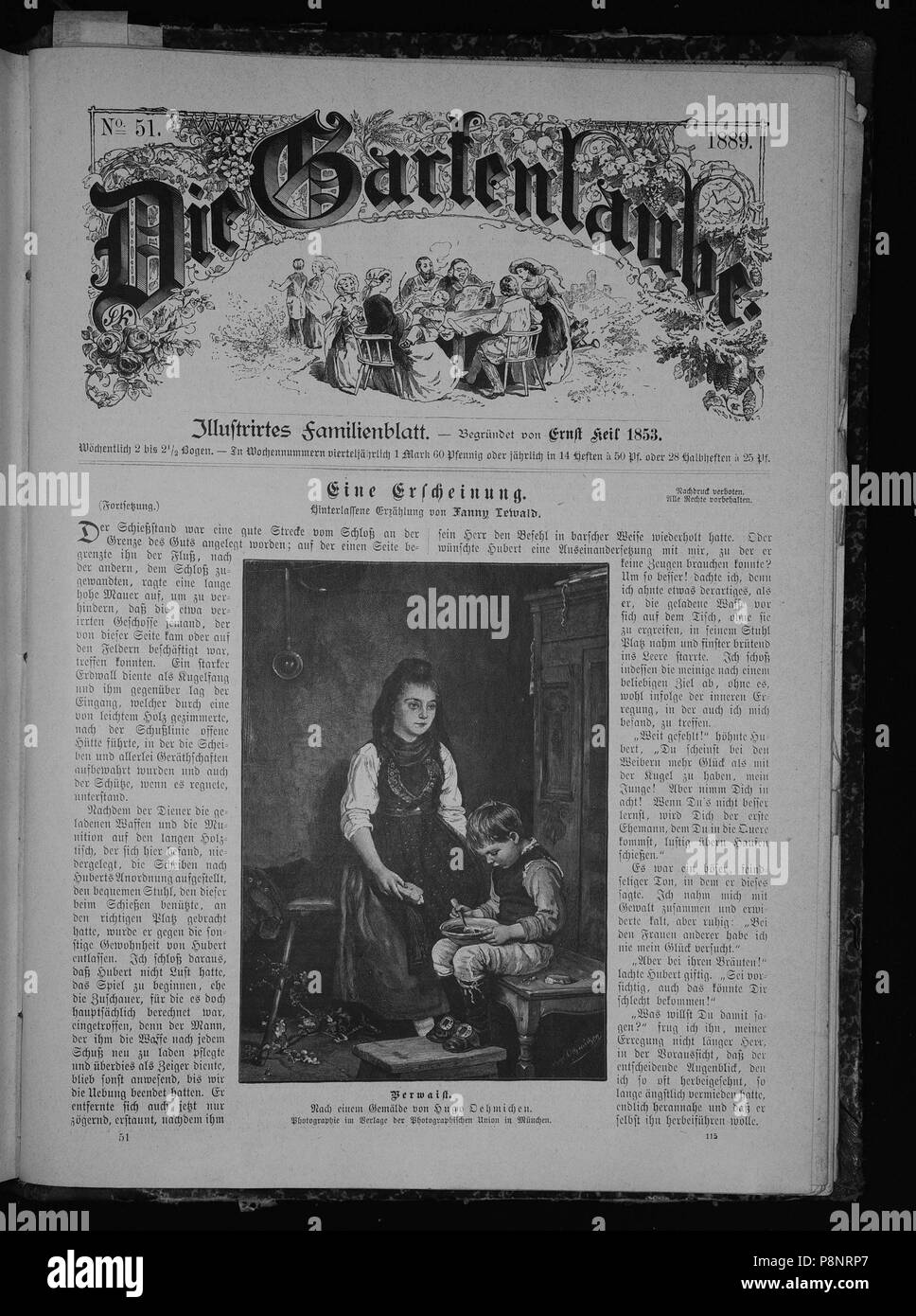 245 Die Gartenlaube (1889) 857 Stock Photo - Alamy