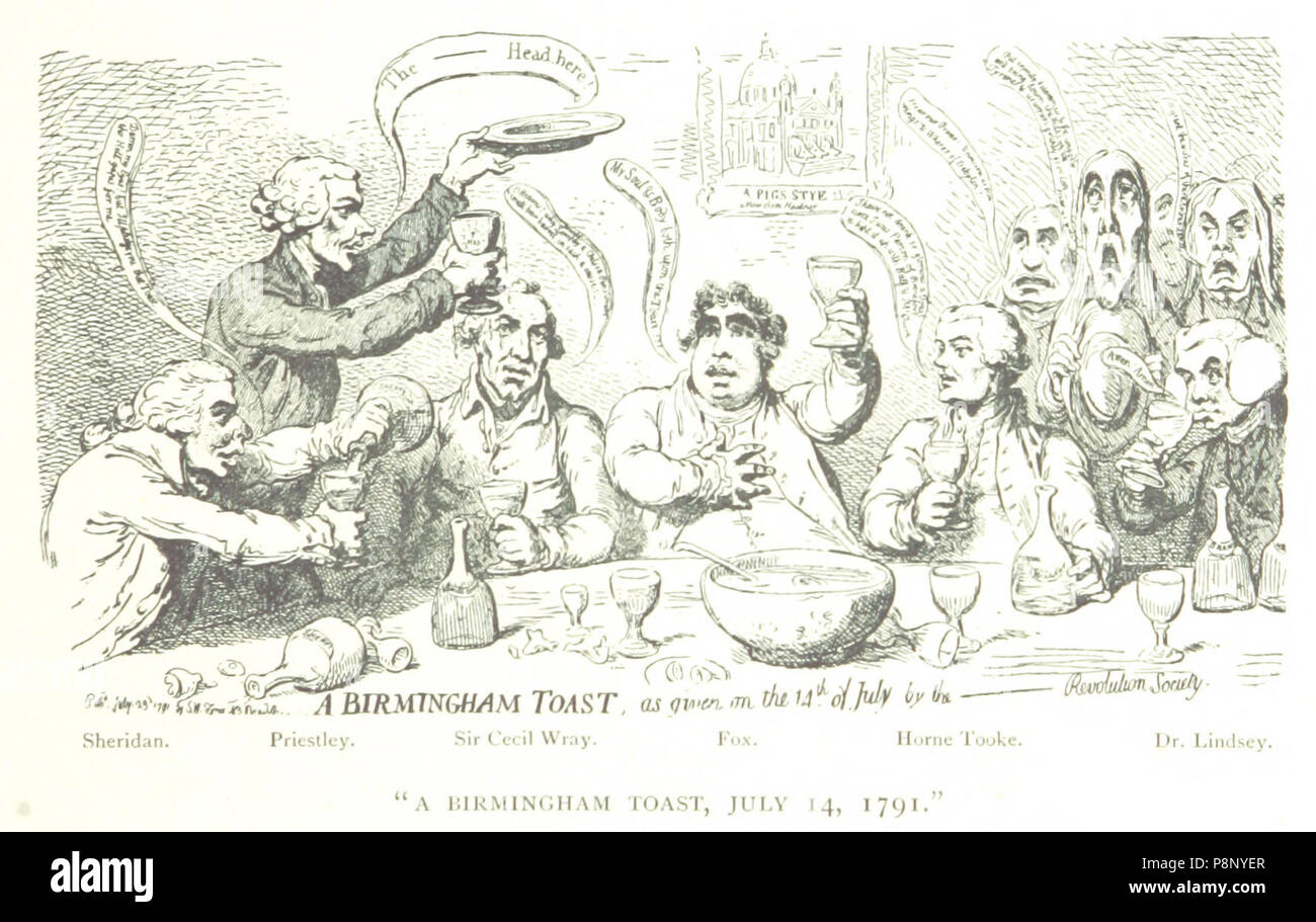 A Birmingham Toast, Priestley Riots Stock Photo - Alamy