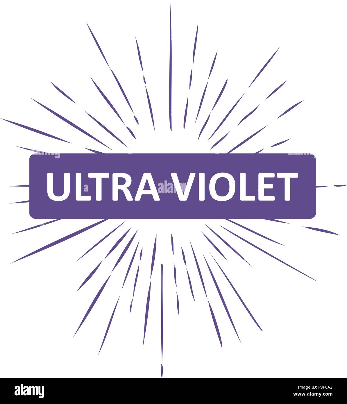vector illustration of ultra violet sun rays background Stock Vector