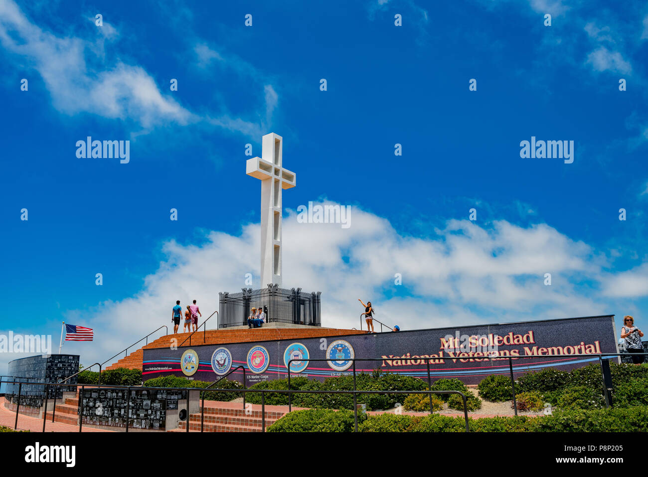 San Diego Jun 29 The Beautiful Mt Soledad National Veterans Memorial On Jun 29 2018 At San 6858