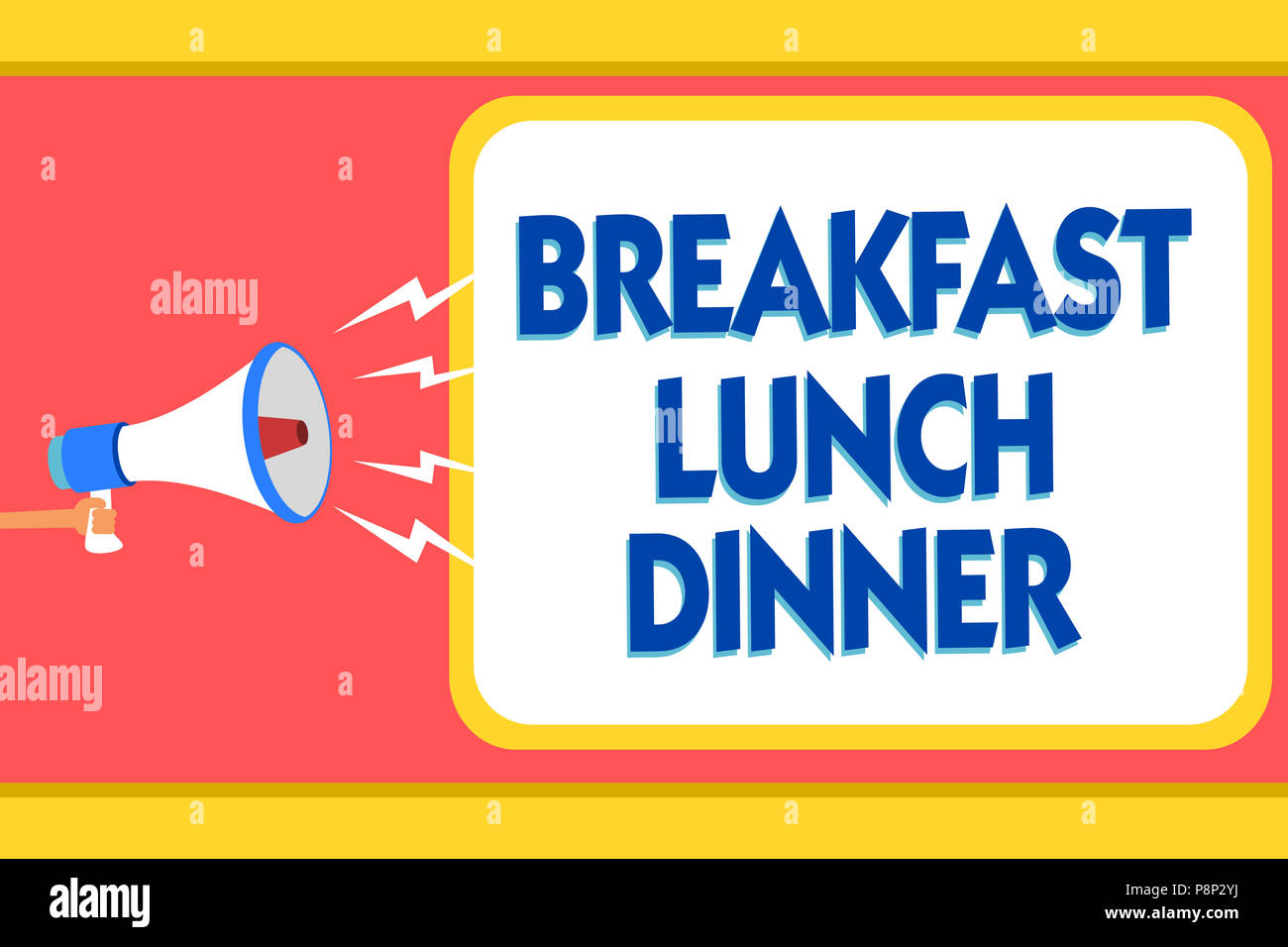 Breakfast Lunch And Dinner Sign