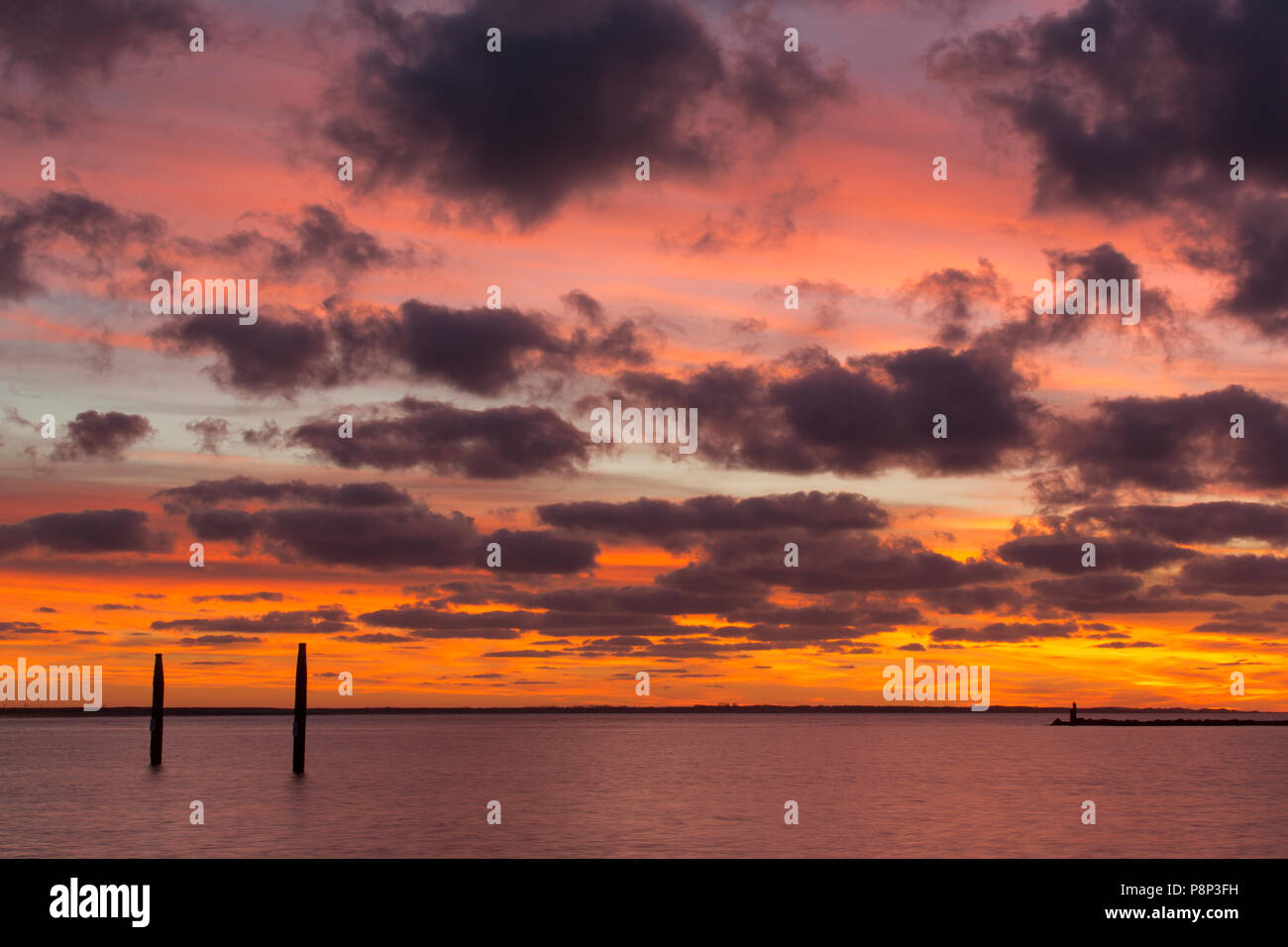 colourful sky after sunset Stock Photo Alamy