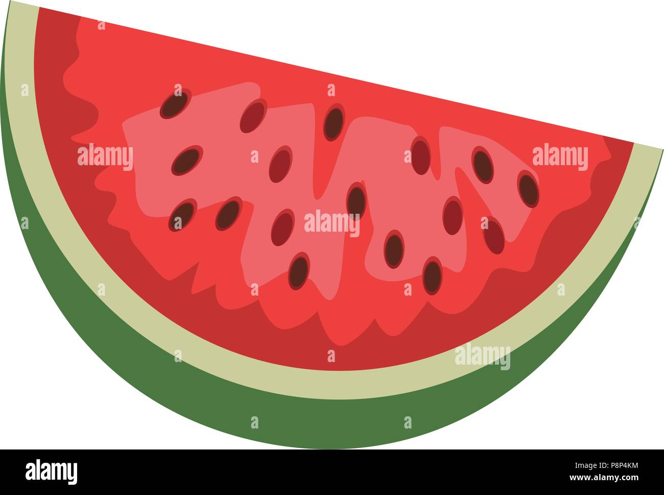 Watermelon fruit isolated Stock Vector Image & Art - Alamy
