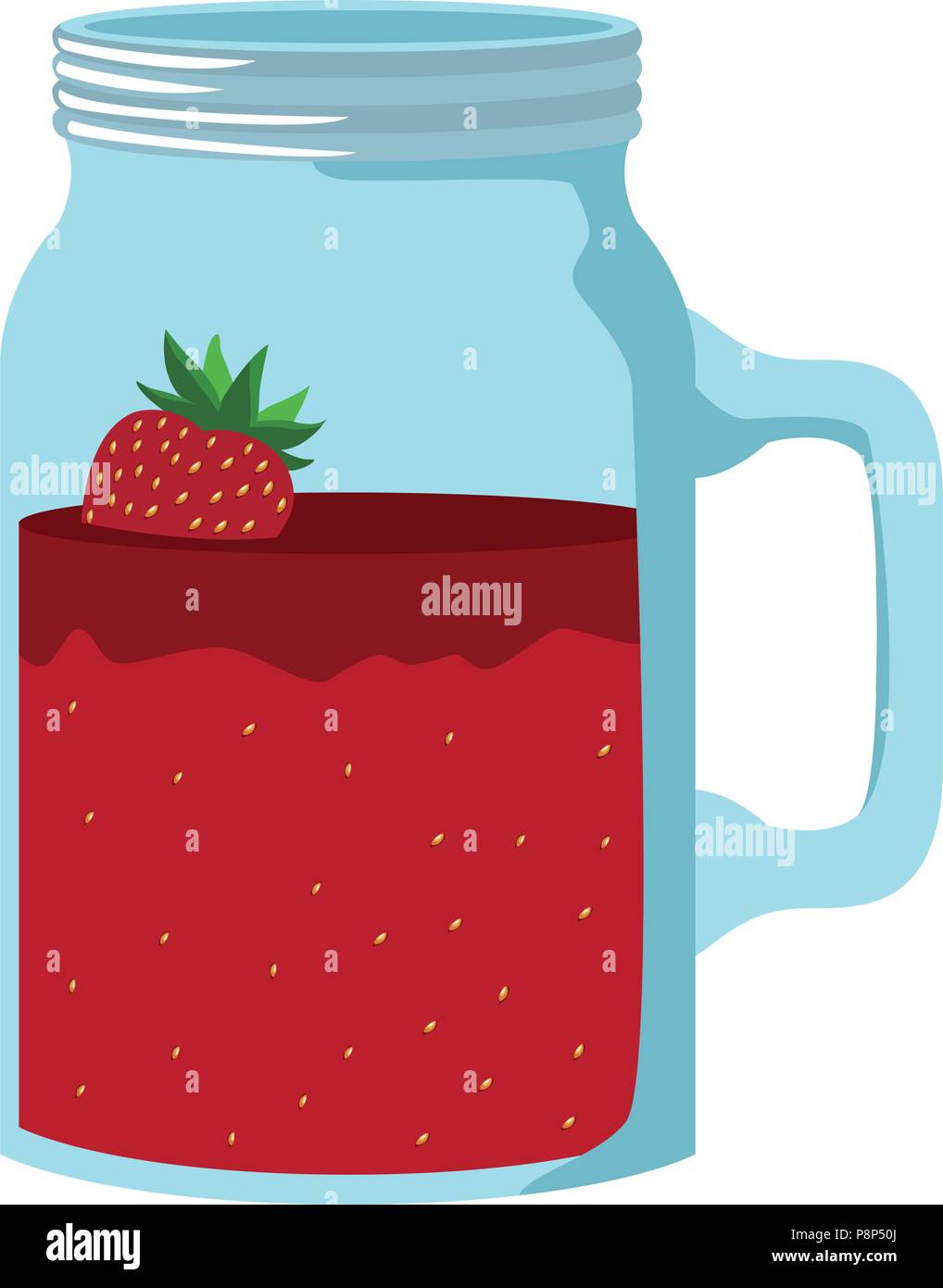 Juice mason jar Stock Vector Image & Art Alamy