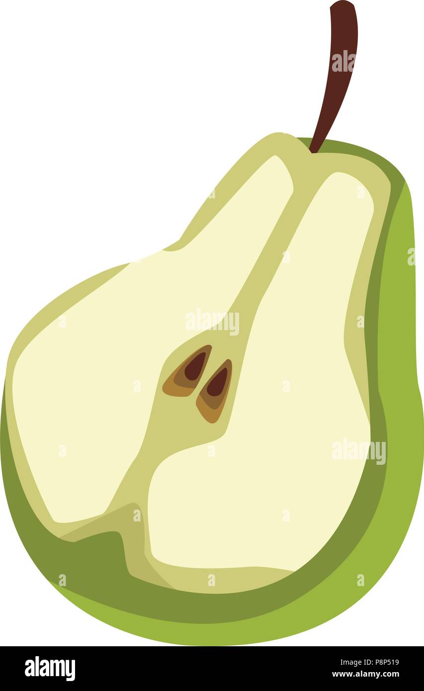 Pear fruit isolated Stock Vector Image & Art - Alamy