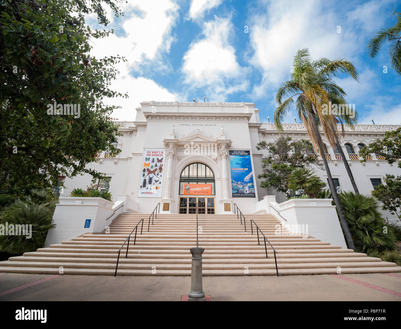 San Diego, JUN 27 Exterior view of the Natural History Museum in the